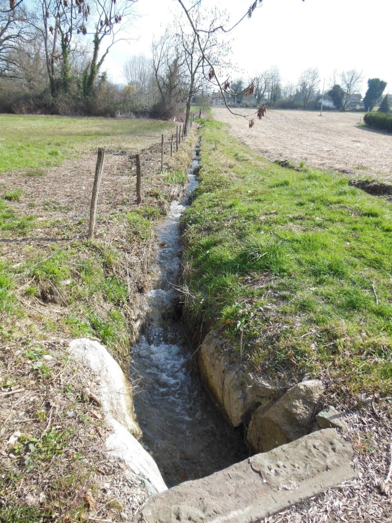 Tronçon aval du ruisseau des Fossaux