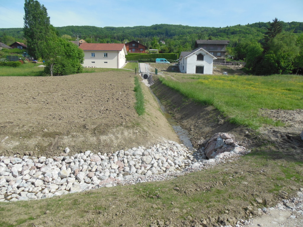 Aménagements de protection du chef-lieu de Massongy réalisés en 2014-2015