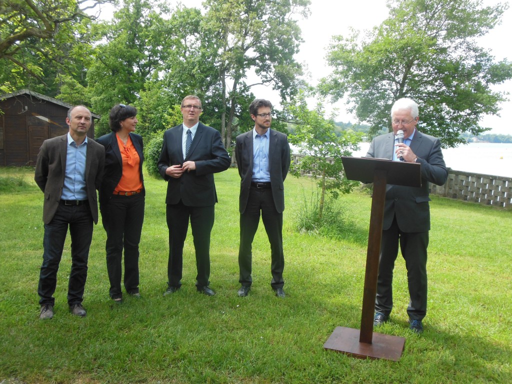 Inauguration des travaux de revitalisation des milieux littoraux à Chens sur Léman